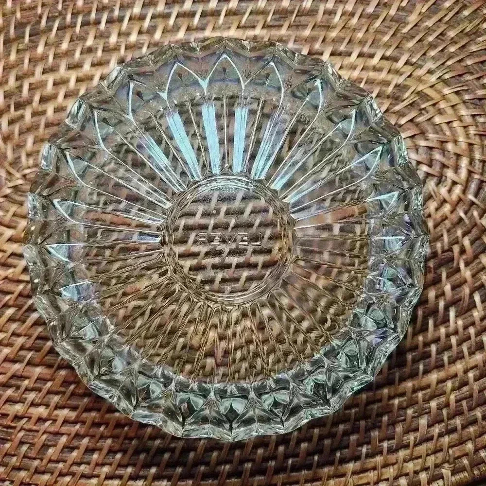 Cut Glass LEVER Design 20th Vintage Art Nouveau Deco France